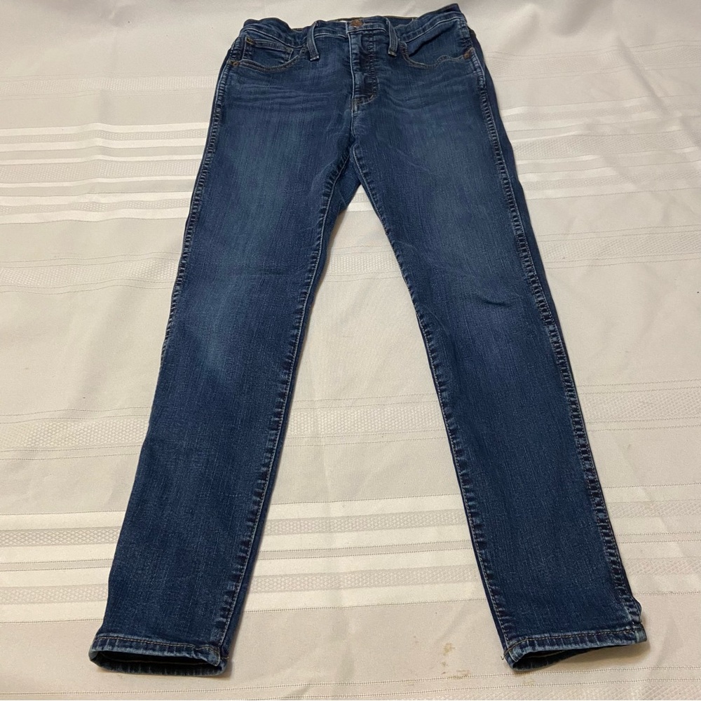 Madewell 10” High Rise Skinny Stretch Denim Womens Jeans size 27